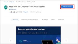 Thêm tiện ích VPN Proxy VeePN vào Chrome