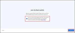 Cách đăng ký tài khoản Google Bard AI