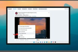 sao chép đường link video Facebook