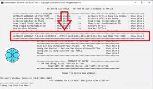 Nhấn phím O để bắt đầu kích hoạt Windows và Office trên AIO Tools