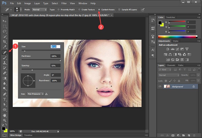 Cách sử dụng adobe photoshop cs6