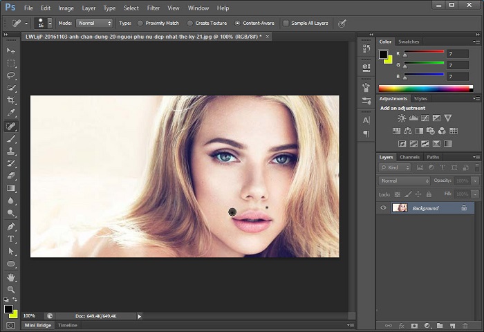 Cách sử dụng adobe photoshop cs6