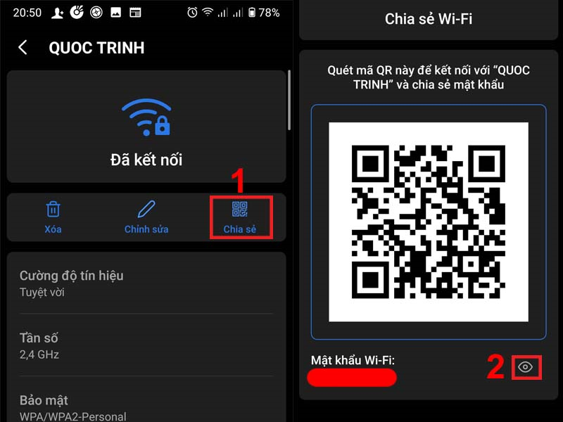 Cách xem lại mật khẩu WiFi trên điện thoại