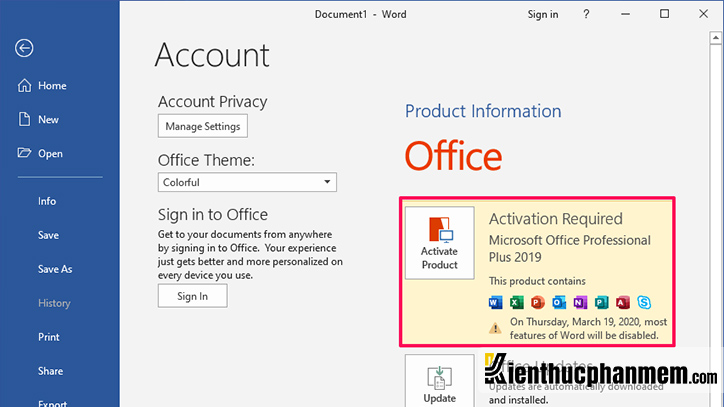 Download Microsoft Office 2019 full crack