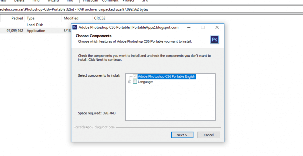 Download photoshop cs6 portable full cực nhẹ