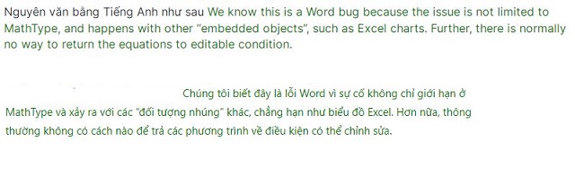 Cách khắc phục lỗi công thức MathType tự động chuyển thành ảnh