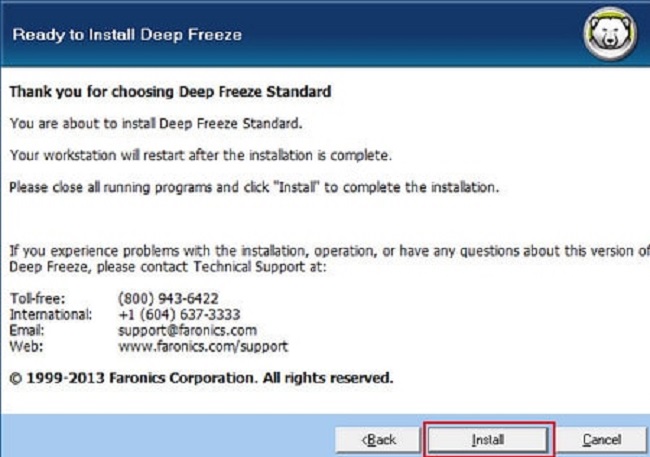 Download Deep Freeze full crack