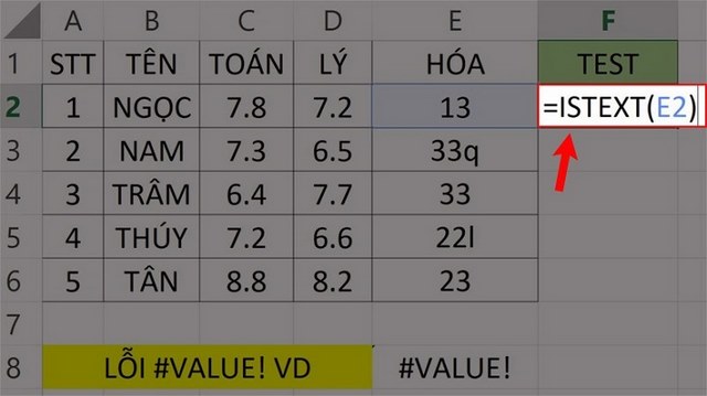 Hướng dẫn cách sửa lỗi VALUE trong Excel đơn giản hiệu quả