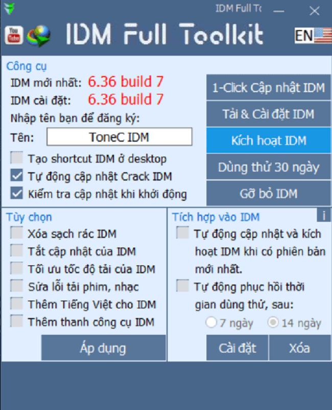 Tải Internet Download Manager full v6.36