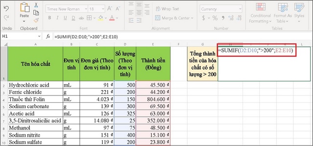 Tổng Hợp Các Hàm Cơ Bản Trong Excel Hay Dùng Nhất