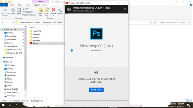 Download Adobe Photoshop 2017 bản full vĩnh viễn