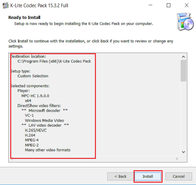 Download K-Lite Codec Pack Full