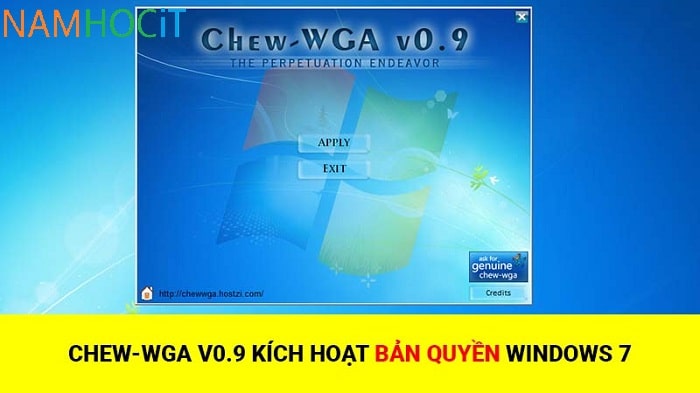 Tải Chew WGA v0.9 Crack Win 7 Vĩnh Viễn