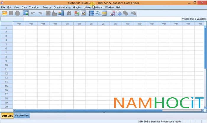 Tải phần mềm SPSS 20 Full Crack