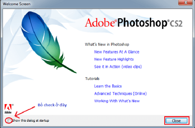 Tải và cài đặt Adobe Photoshop CS2 full Keygen