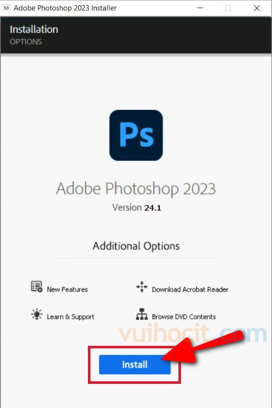 Tải và cài đặt Adobe Photoshop 2023 không giới hạn tính năng