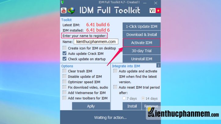 Tải IDM Full Toolkit 4.7 2023 hướng dẫn active thành công 100%