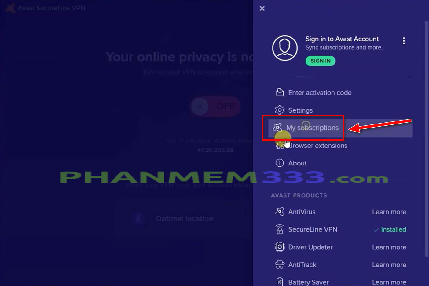 Tải Avast SecureLine VPN Full Crack Full Key